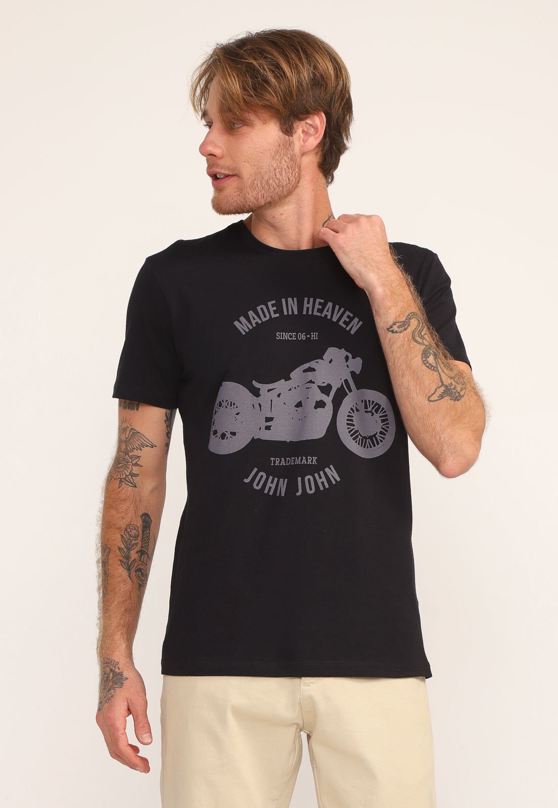 Camiseta John John Made In Heaven Masculina - Dom Store Multimarcas  Vestuário Calçados Acessórios