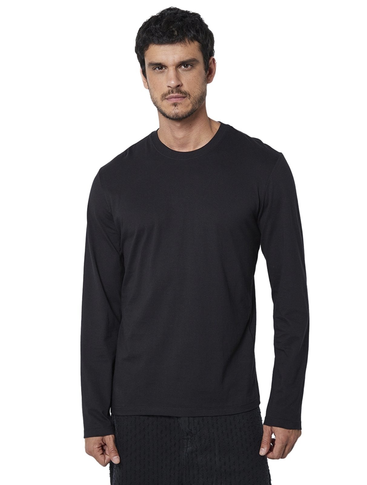 Camiseta John John Outline Flat Preto - HENRI STORE MULTIMARCAS