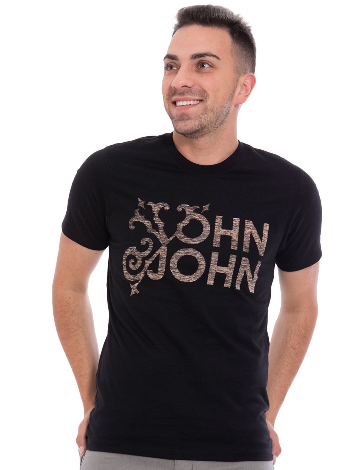 Camiseta John John Logo Preto - Outlet360