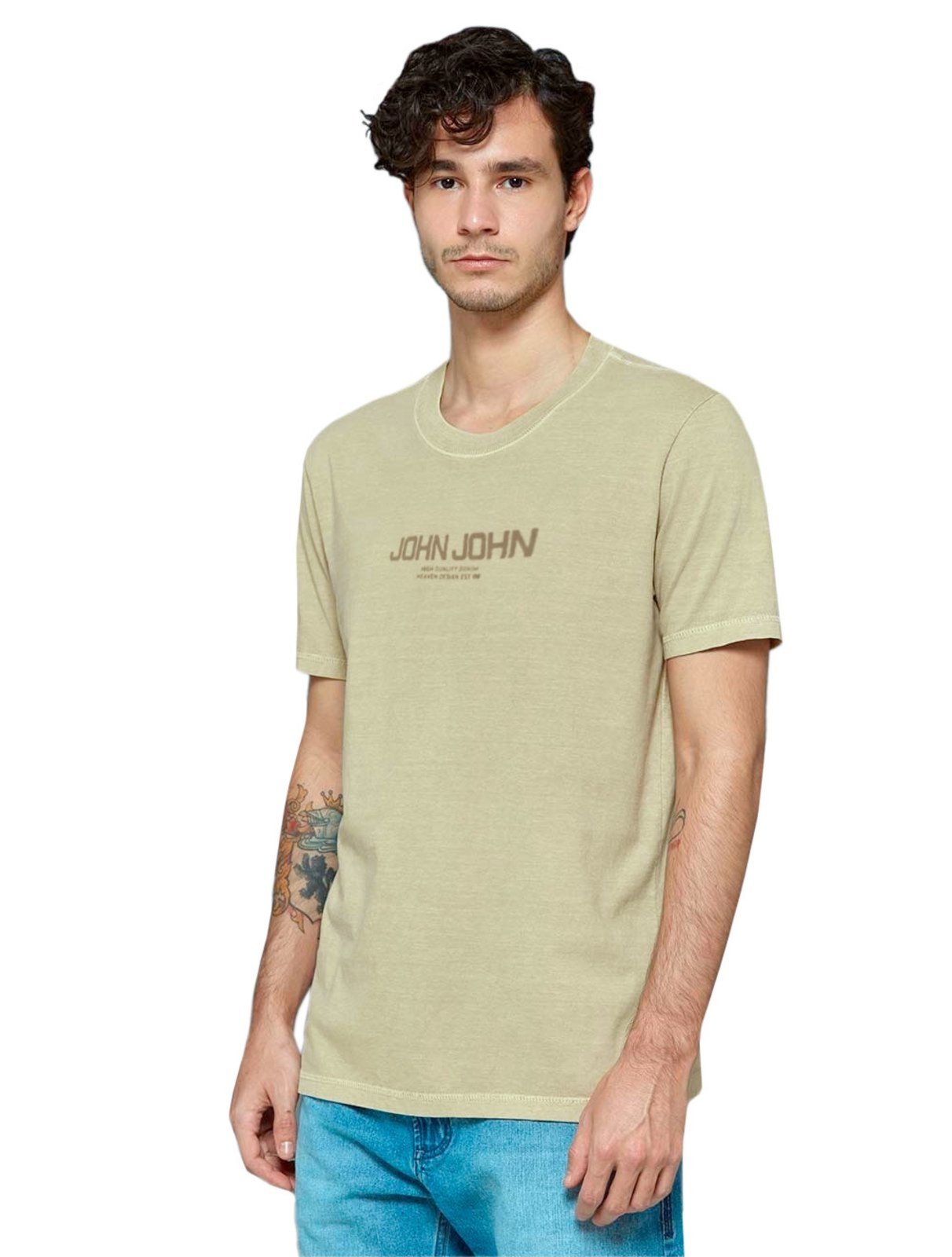 Camiseta John John Made In Heaven Bege - Faz a Boa!