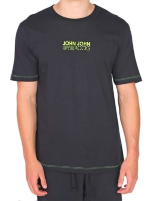 Camiseta John John Manga Curta RG Full Gym Black - Masculina