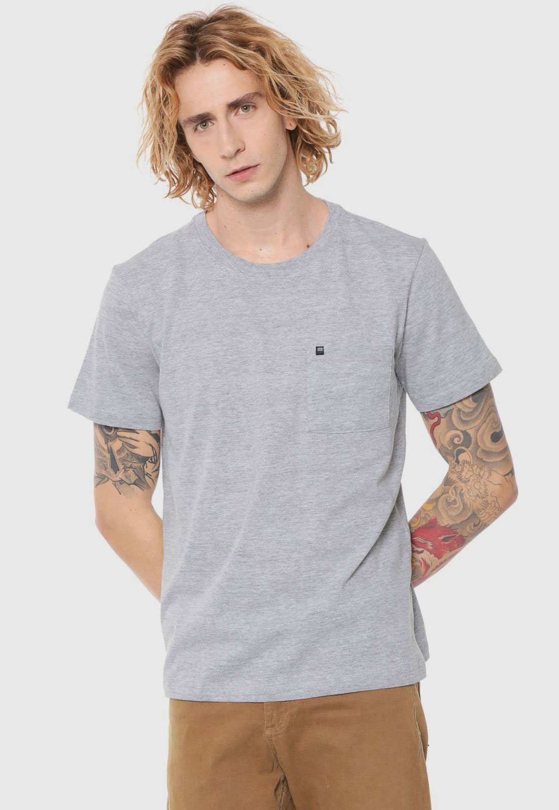 CAMISETA JOHN JOHN LOGO PRETA - Faz a Boa!