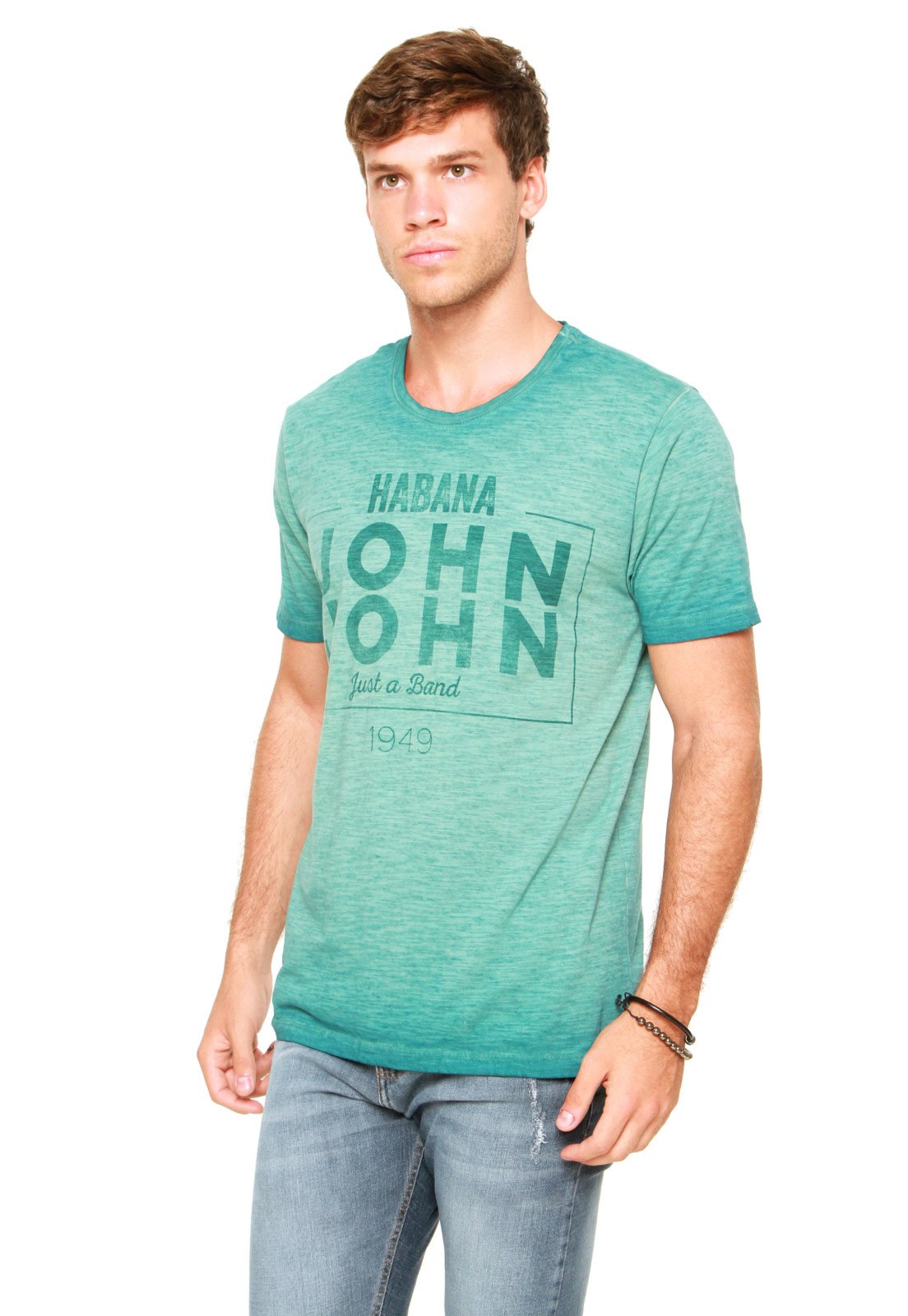 Camiseta John John Basic Verde - Compre Agora