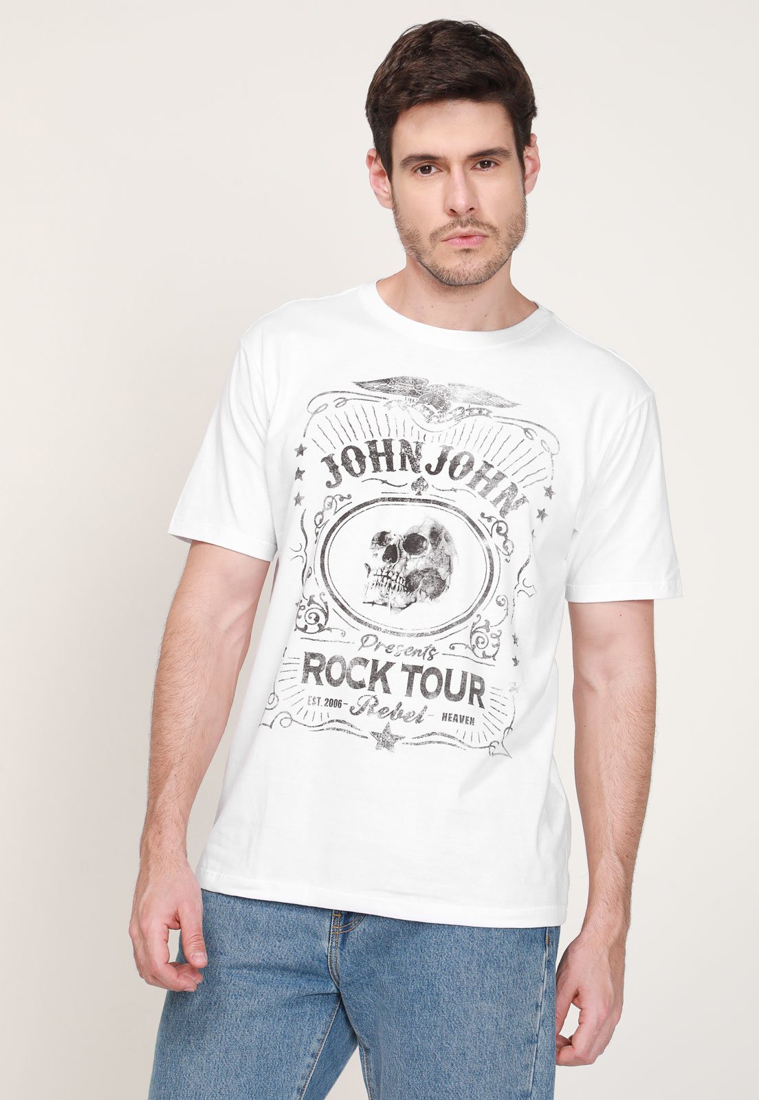 Camiseta John John Irons Branca - Compre Agora