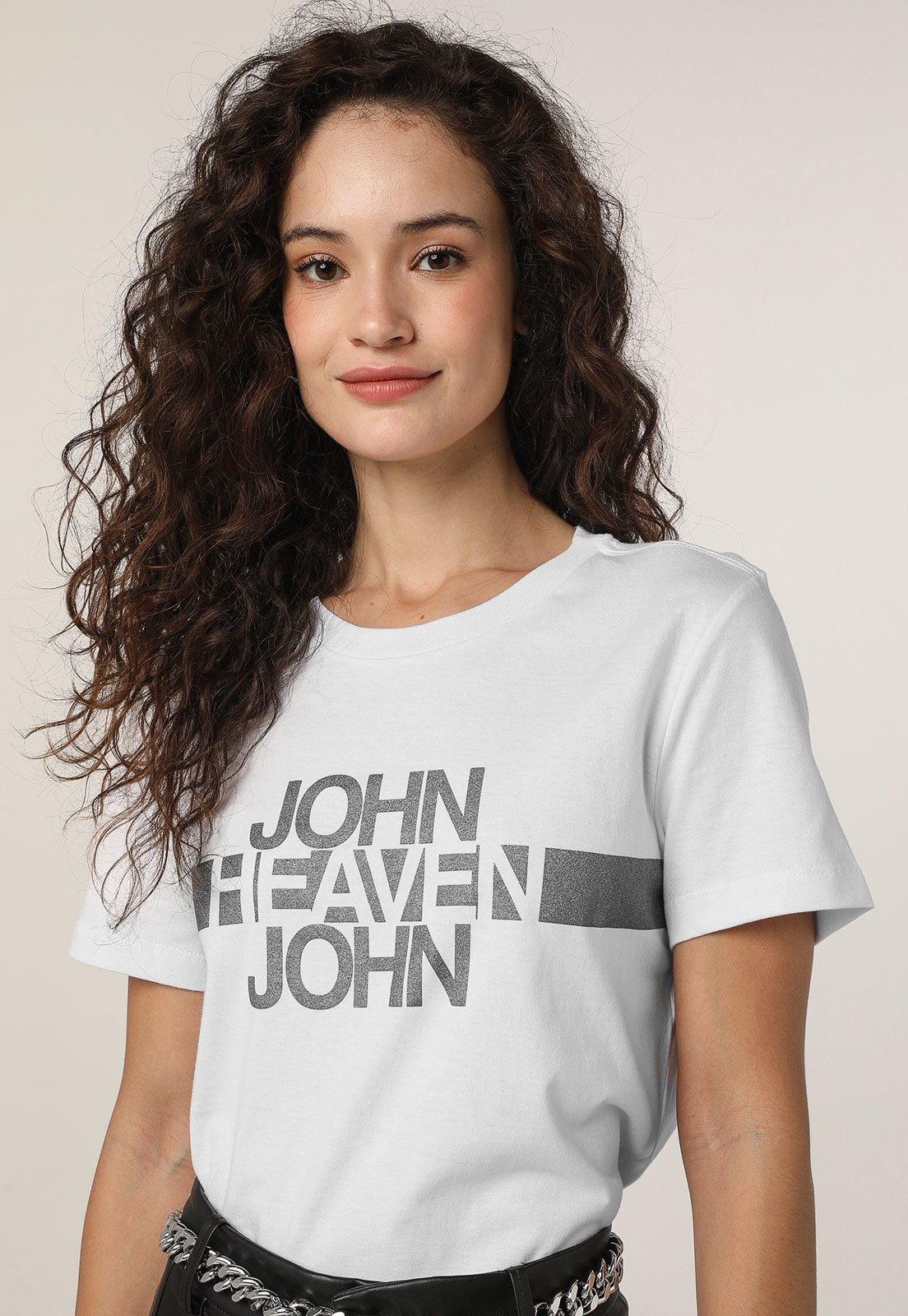 Camiseta John John Stripes Branca - Compre Agora