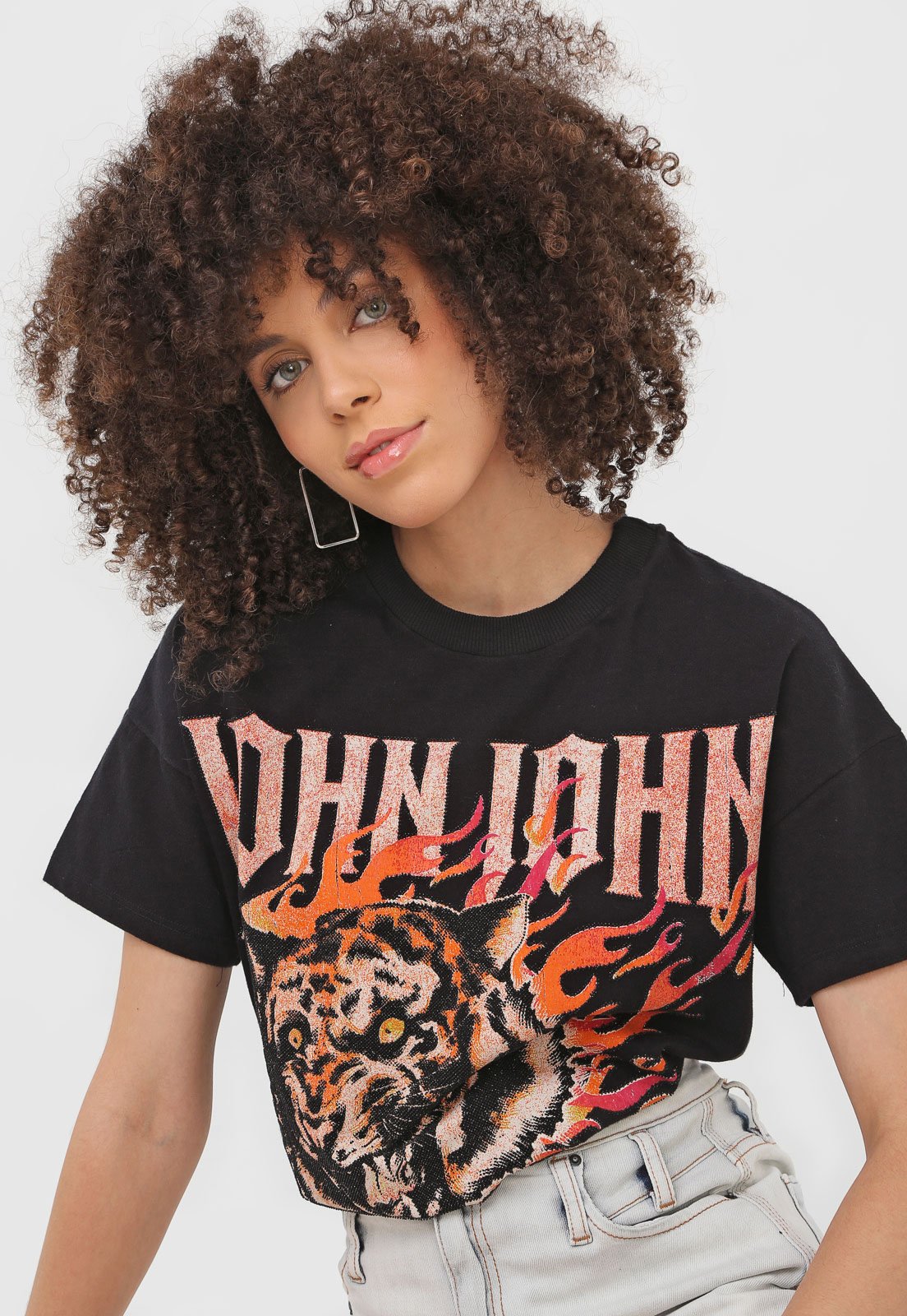 Camiseta John John Real Tiger Feminina 03.02.2155 - Camiseta John John Real  Tiger Feminina - JOHN JOHN FEM