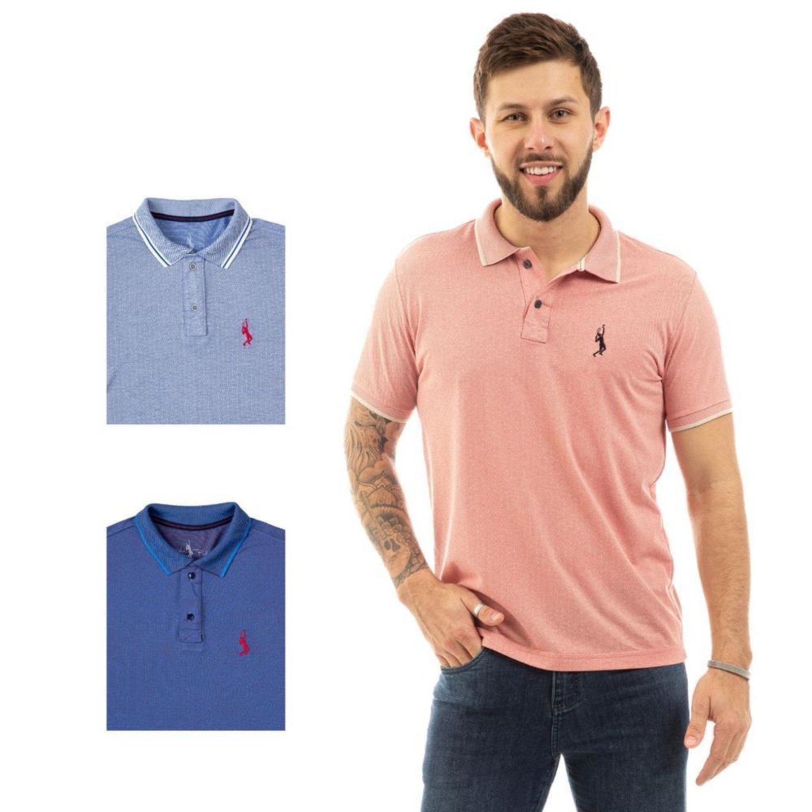 Camisa Polo Elite Masculina: Estilo Descolado e Conforto com