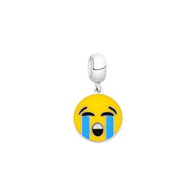Berloque Joia em Casa Emoji Chorando Prata Menor preço em Berloque Joia em Casa Emoji Chorando Prata