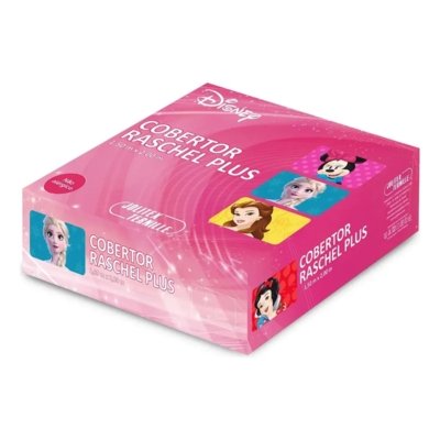 Cobertor Solteiro Jolitex Microfibra Minnie Raschel Rosa