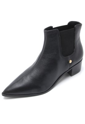 bota couro jorge bischoff salto grosso preta