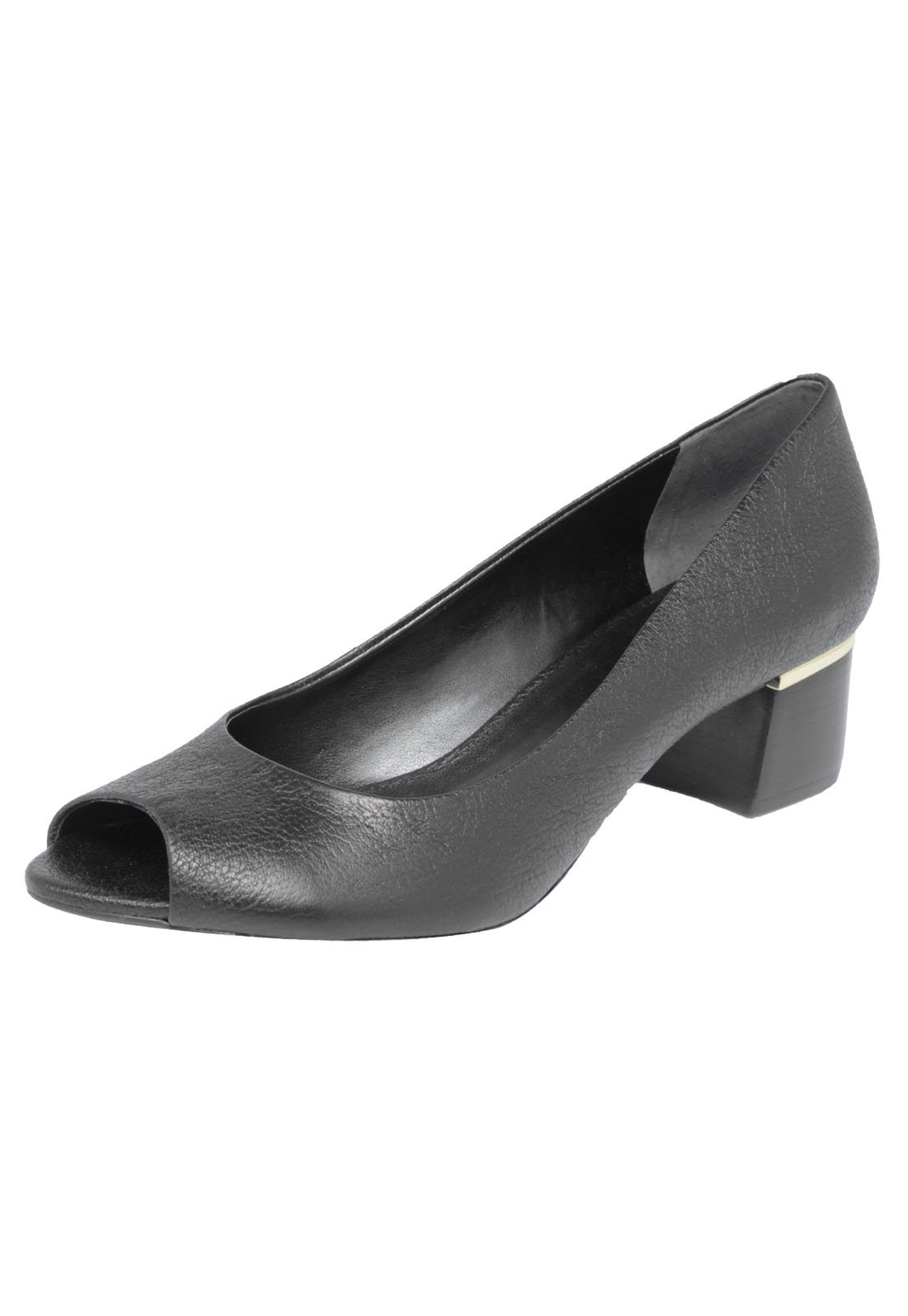 peep toe preto jorge bischoff