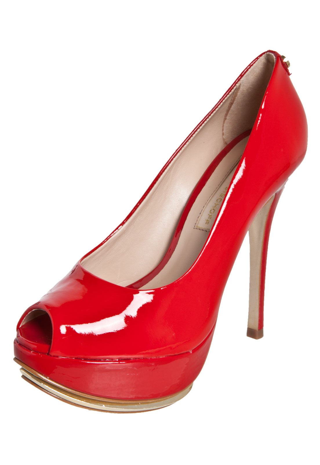 peep toe vermelho jorge bischoff