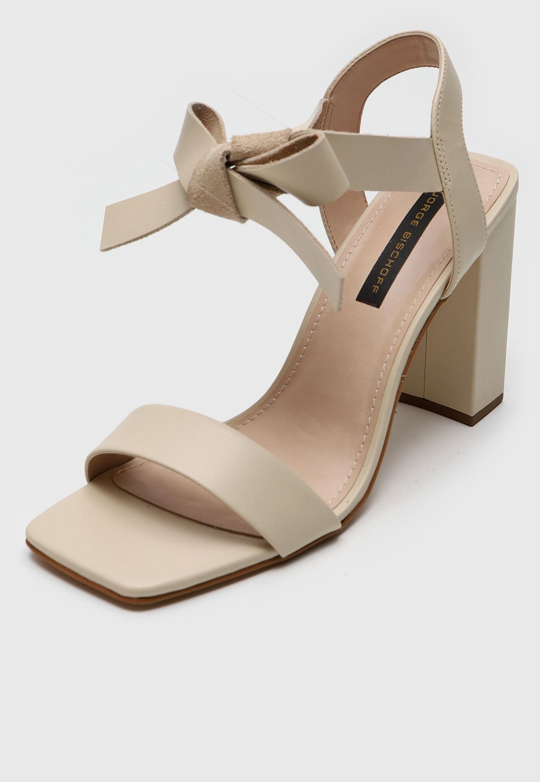 Sandália DAFITI SHOES Amarração Nude - Compre Agora