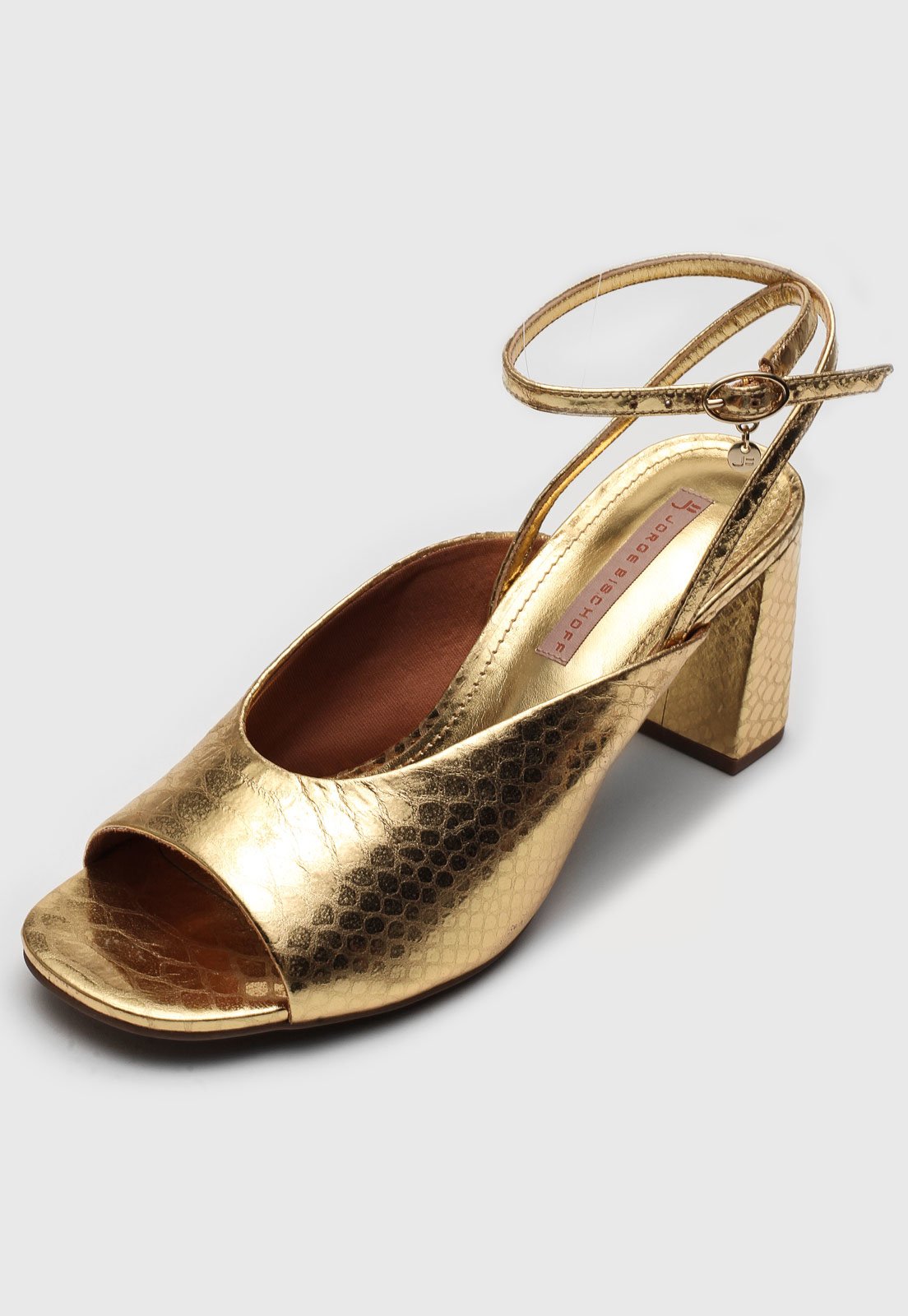 Sandália DAFITI SHOES Metalizada Dourada - Compre Agora