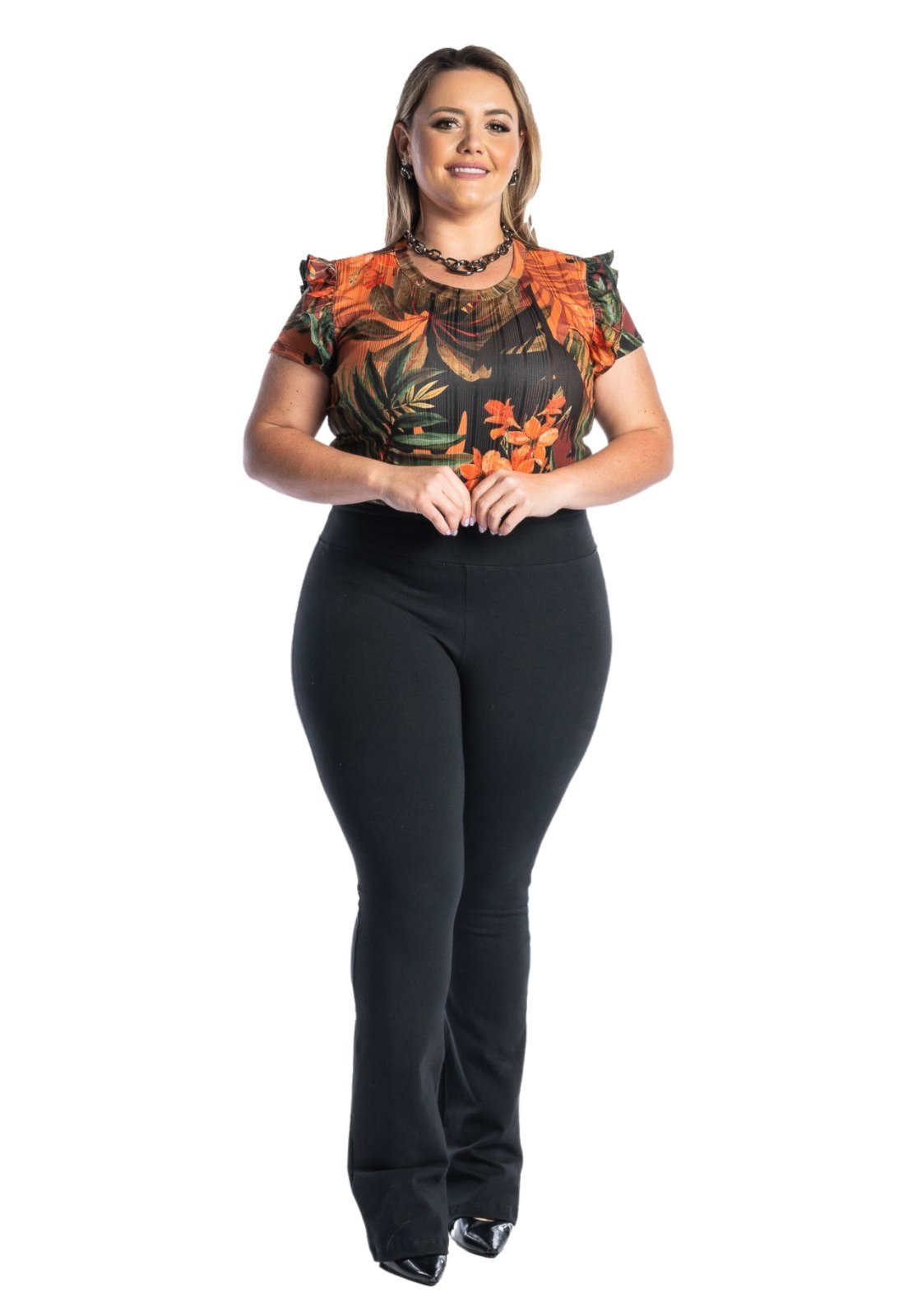 Calça bailarina cheap plus size