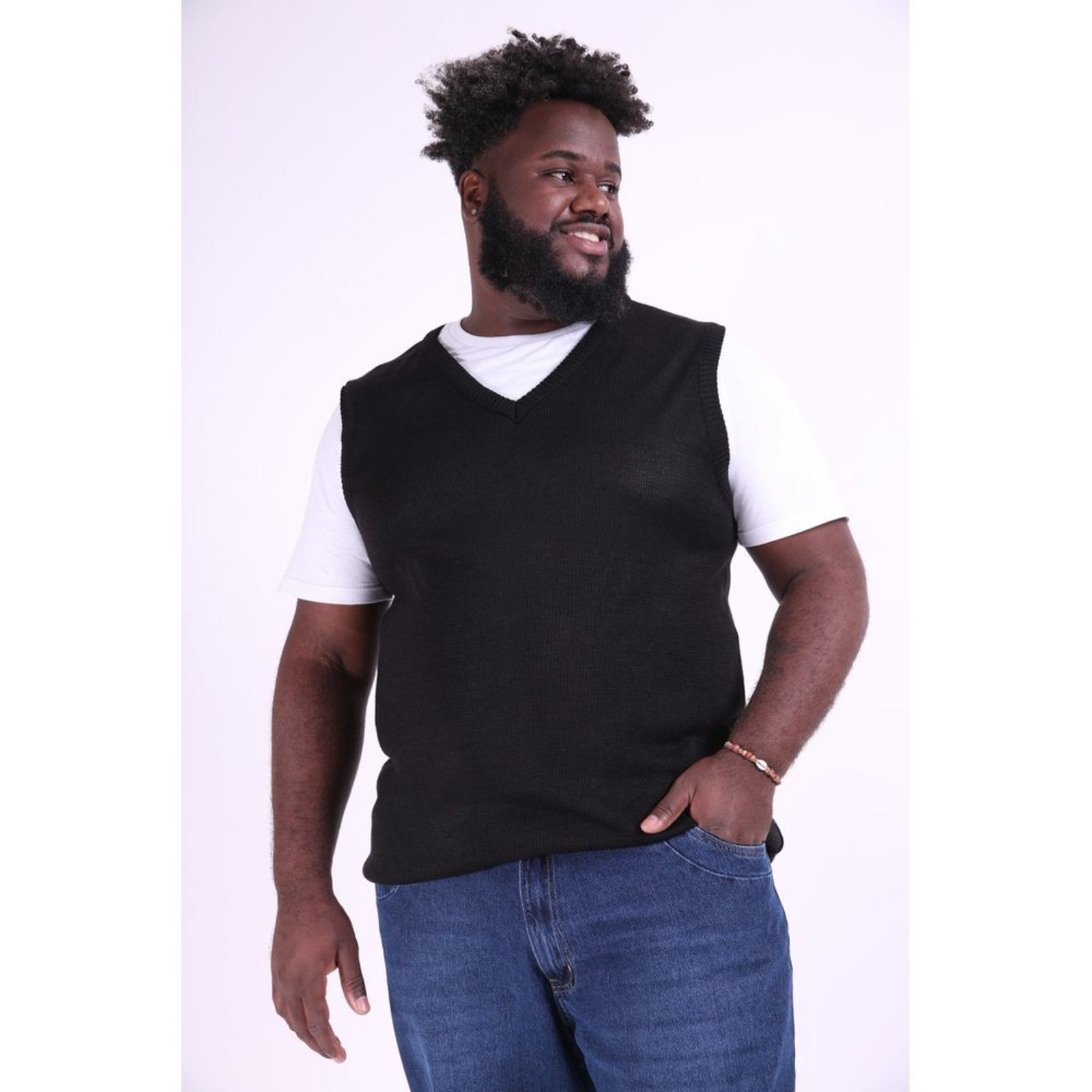 tricot plus size masculino