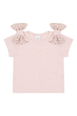 Blusa Infantil Texturizada Rosa