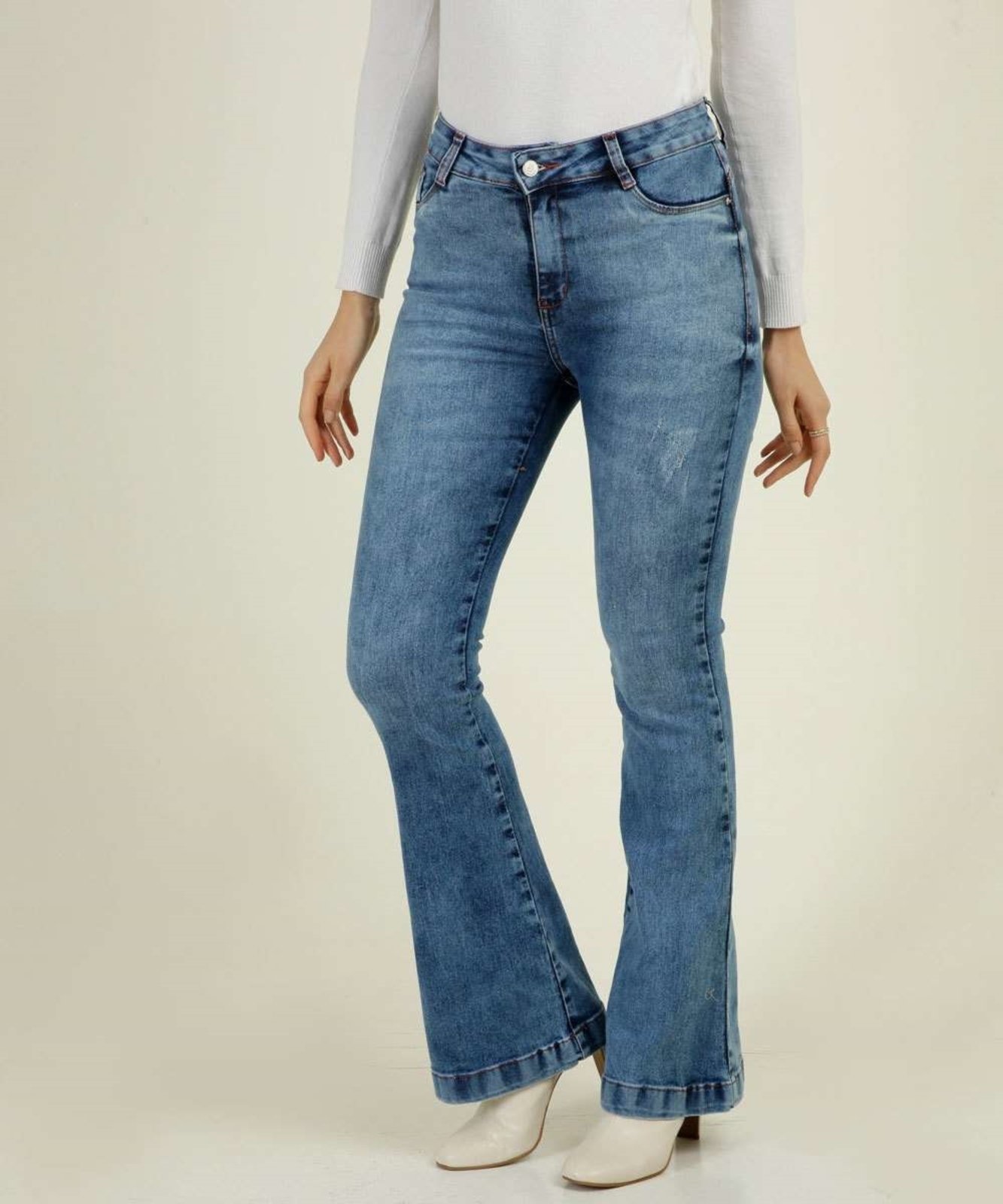 Dafiti calça cheap jeans flare