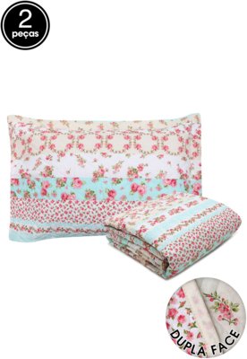 Cobre Leito E Colcha 2pçs Kacyumara Solteiro Innovi Thalita 160 Fios Floral Menor preço em Cobre Leito E Colcha 2pçs Kacyumara Solteiro Innovi Thalita 160 Fios Floral
