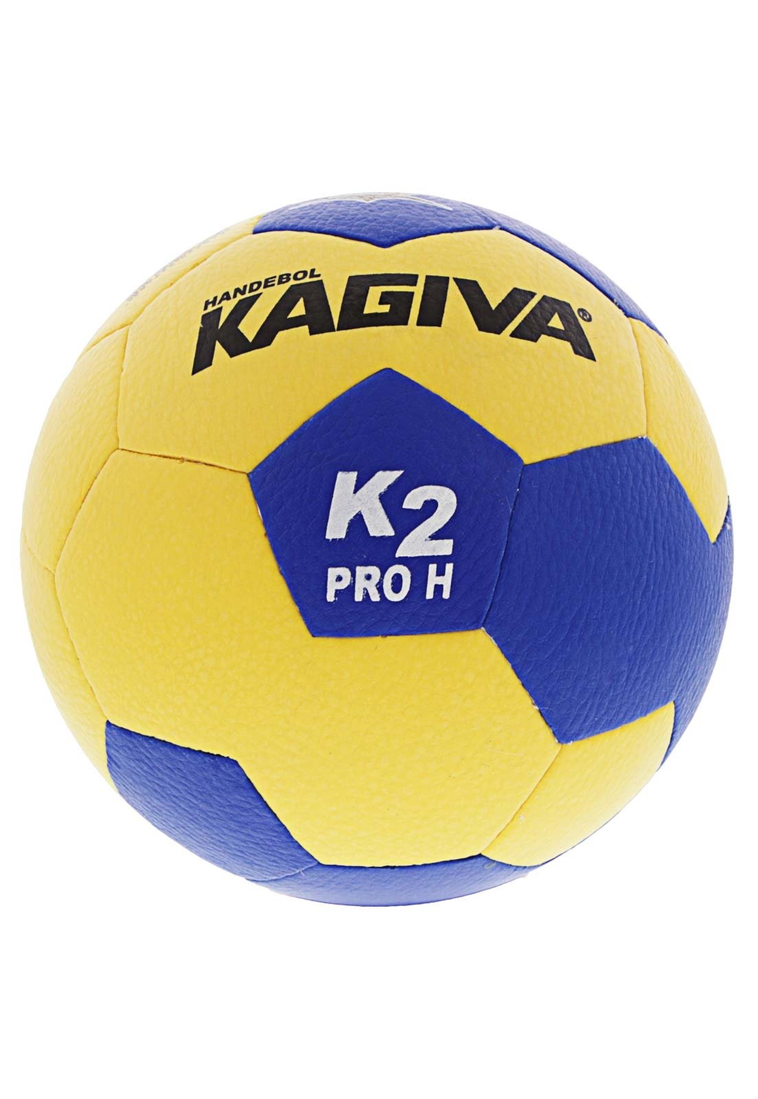 Acervo Esportivo - Bola Handebol Kagiva Feminina K2 Pró Costurada Amarelo+ Preto