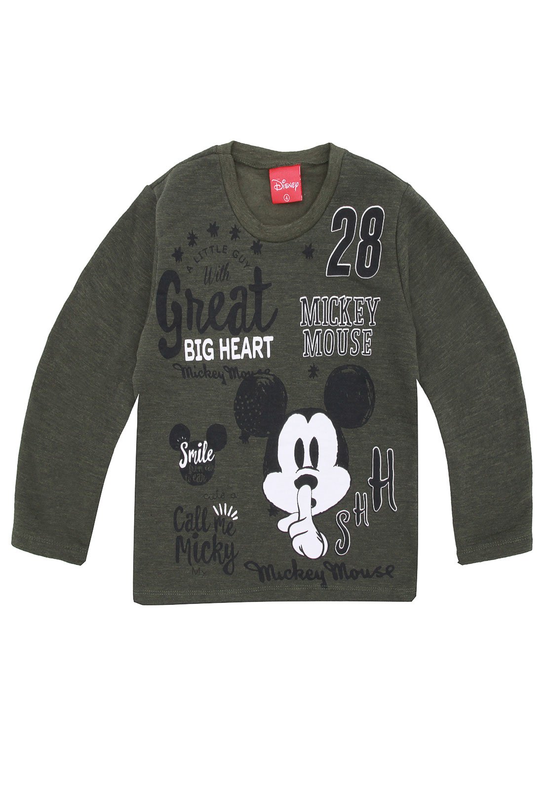 blusa mickey menino