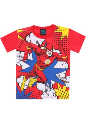 Blusa de Moletom Kamylus Menino Flash Vermelha - Compre Agora