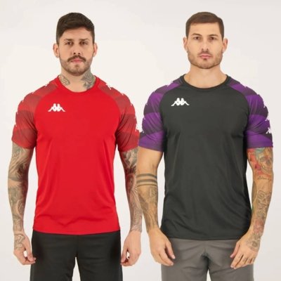 Kit 2 Camisas Kappa Raglany