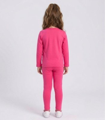 Conjunto Termico Infantil Segunda Pele Select Rosa