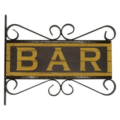 Placa Kasa Ideia Bar 28x32cm Menor preço em Placa Kasa Ideia Bar 28x32cm