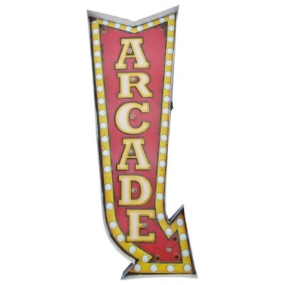 Placa de LED Kasa ideia Arcade 68x25cm Menor preço em Placa de LED Kasa ideia Arcade 68x25cm