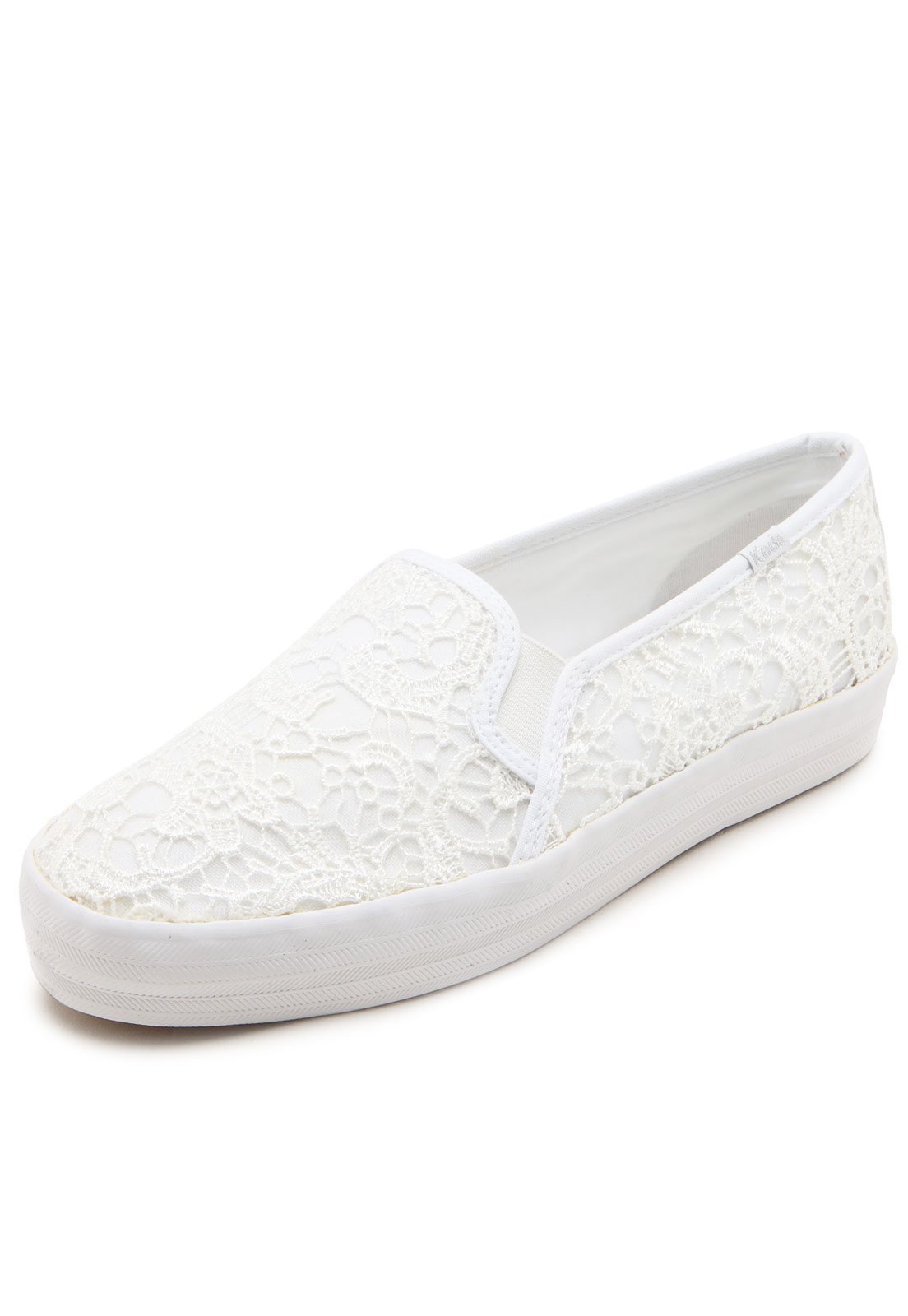 keds branco renda