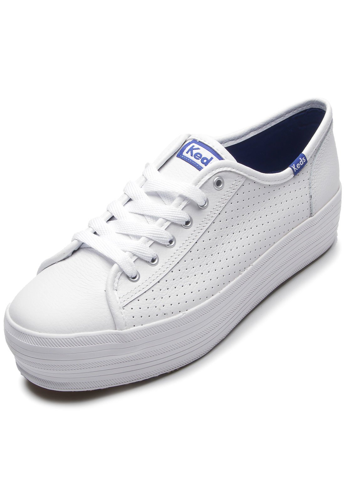 keds leather branco