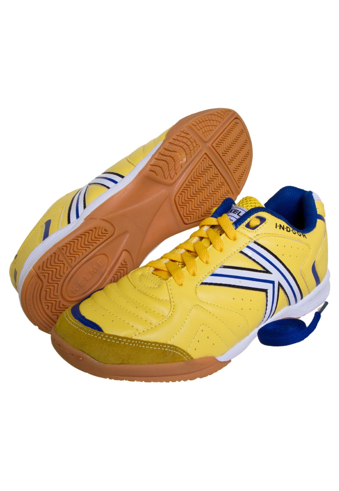 Chuteira kelme 2024 futsal amarela