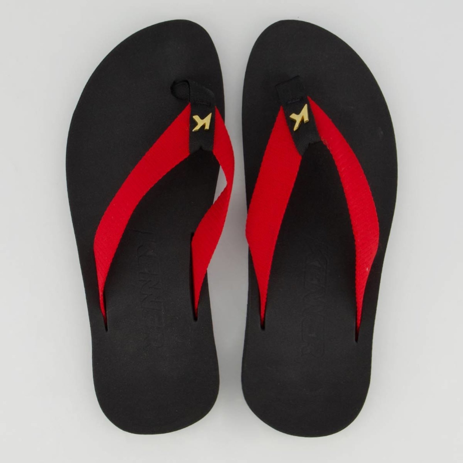 Chinelo Kenner KS Preto e Vermelho