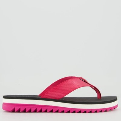 Chinelo Kenner Kyro Pro Feminino Preto e Rosa