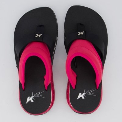 Chinelo Kenner Rakka Anitta  Preto e Rosa