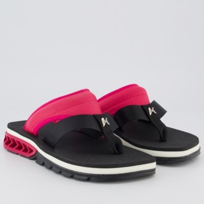 Chinelo Kenner Rakka Anitta  Preto e Rosa
