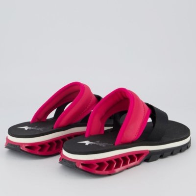 Chinelo Kenner Rakka Anitta  Preto e Rosa