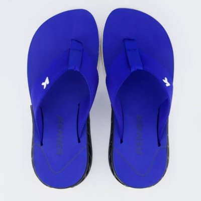 Chinelo Kenner Rakka Azul e Off White
