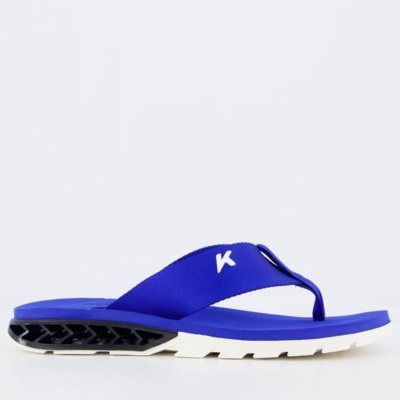 Chinelo Kenner Rakka Azul e Off White