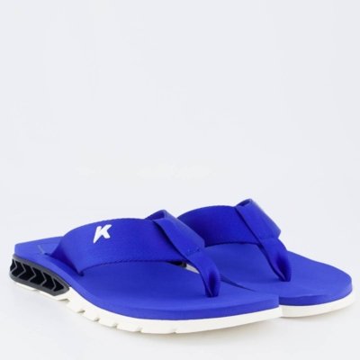 Chinelo Kenner Rakka Azul e Off White