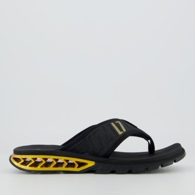 Chinelo Kenner Rakka Elite L7 Preto e Dourado