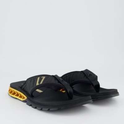 Chinelo Kenner Rakka Elite L7 Preto e Dourado
