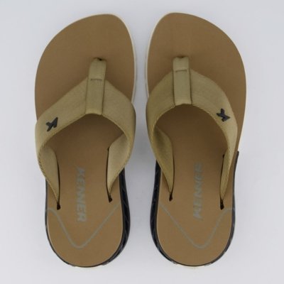 Chinelo Kenner Rakka Marrom e Branco