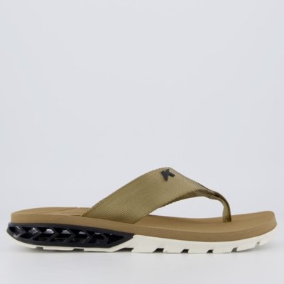 Chinelo Kenner Rakka Marrom e Branco