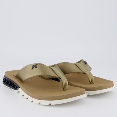 Chinelo Kenner Rakka Marrom e Branco
