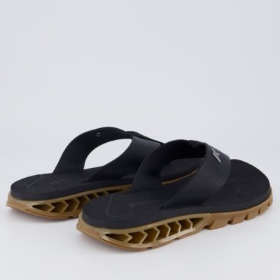 Chinelo Kenner Rakka Preto e Marrom