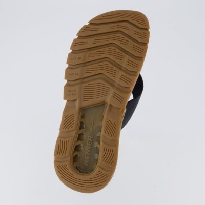 Chinelo Kenner Rakka Preto e Marrom