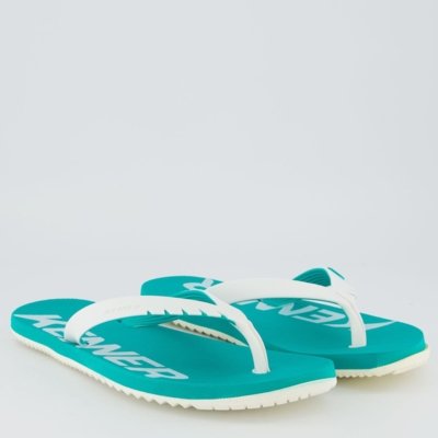 Chinelo Kenner Red Verde e Branco