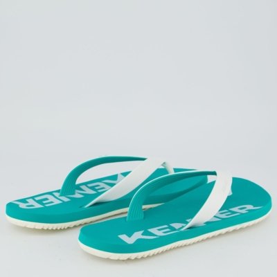 Chinelo Kenner Red Verde e Branco